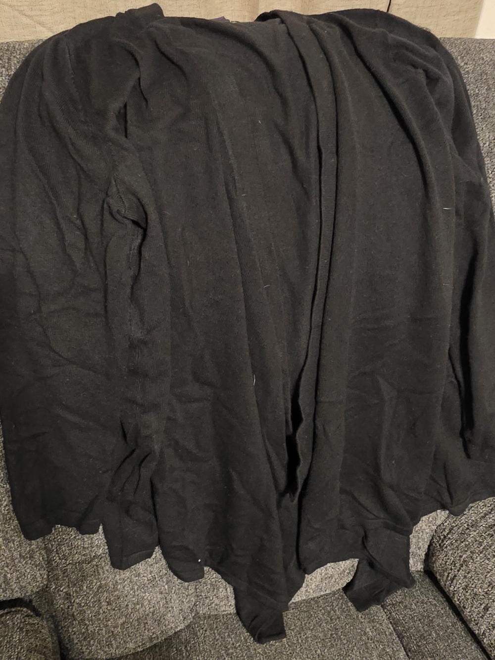 Roaman's Black Women's Cardigan Sweater